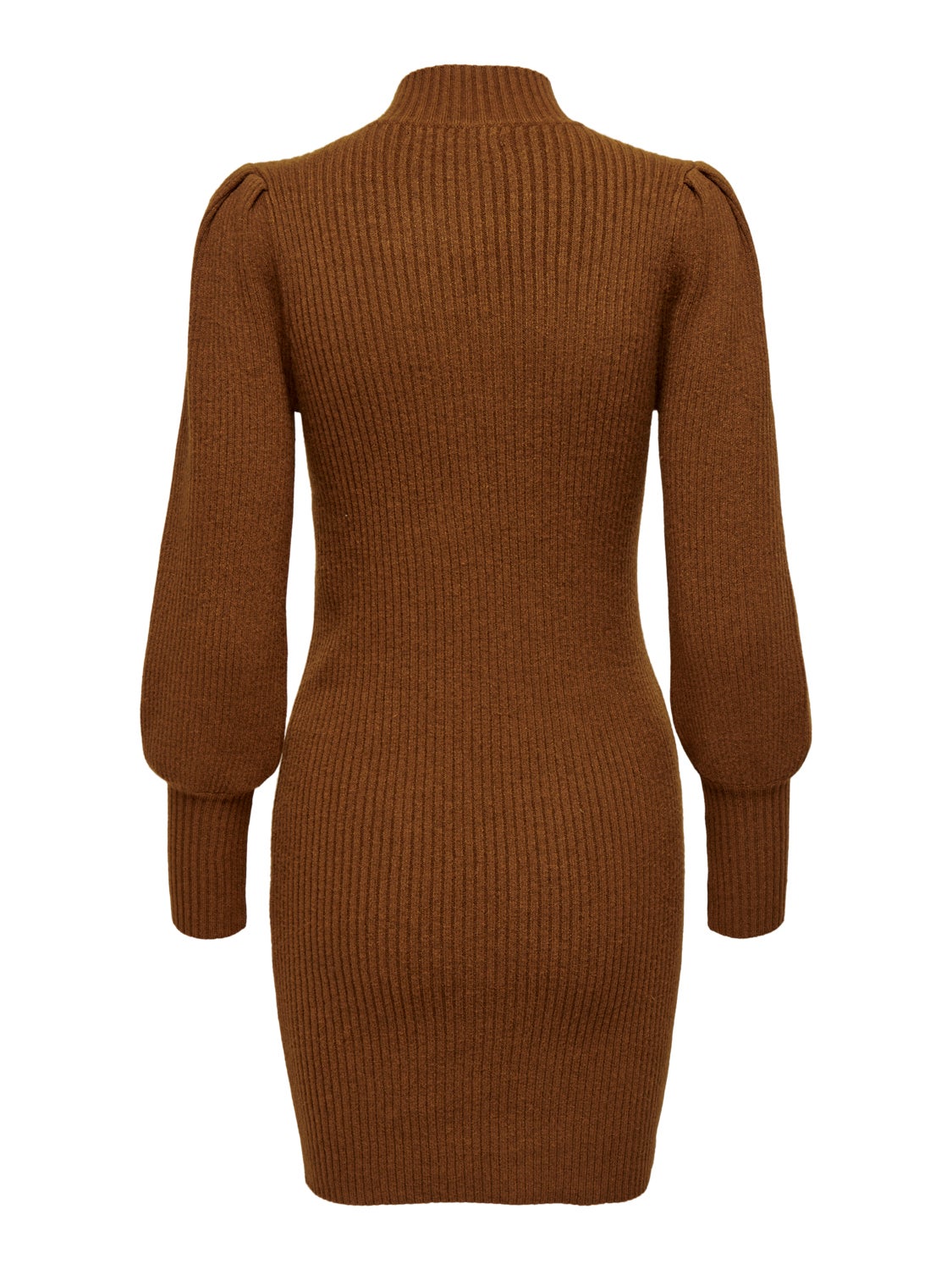 Mini knit dress with long sleeves
