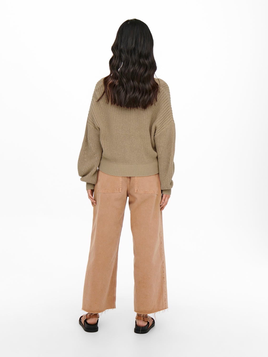 Rib Knitted Cardigan