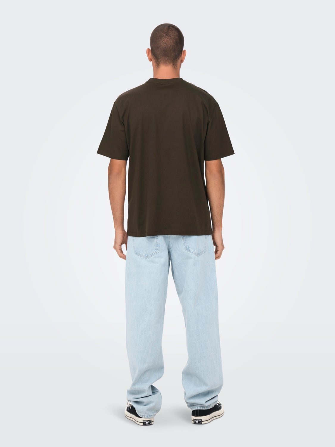 Oversized o-hals t-shirt