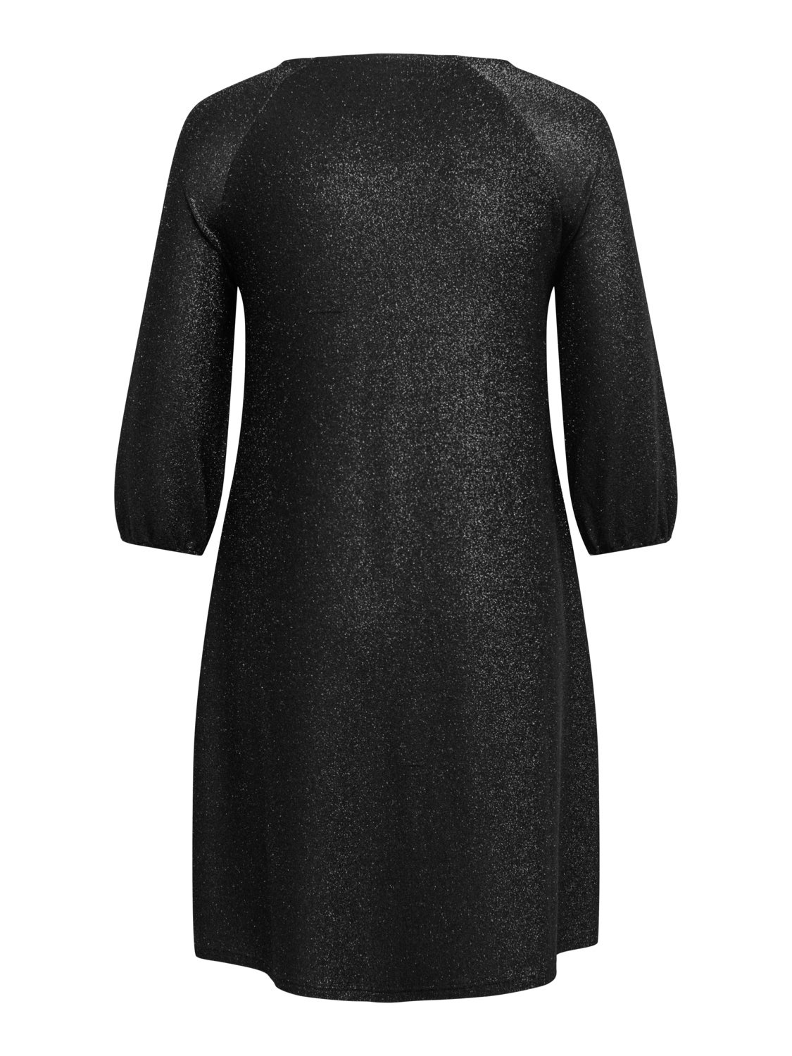 Curvy glitter v-neck dress