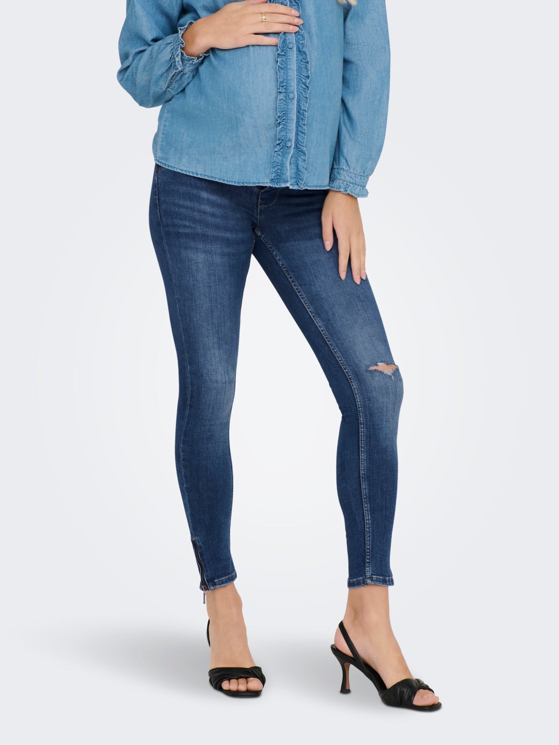 OLMKendell ankle destroyed Skinny fit jeans