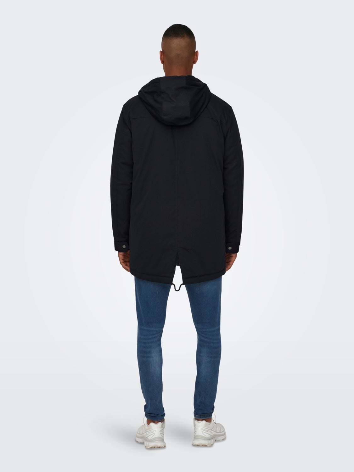 Hooded parka jacket