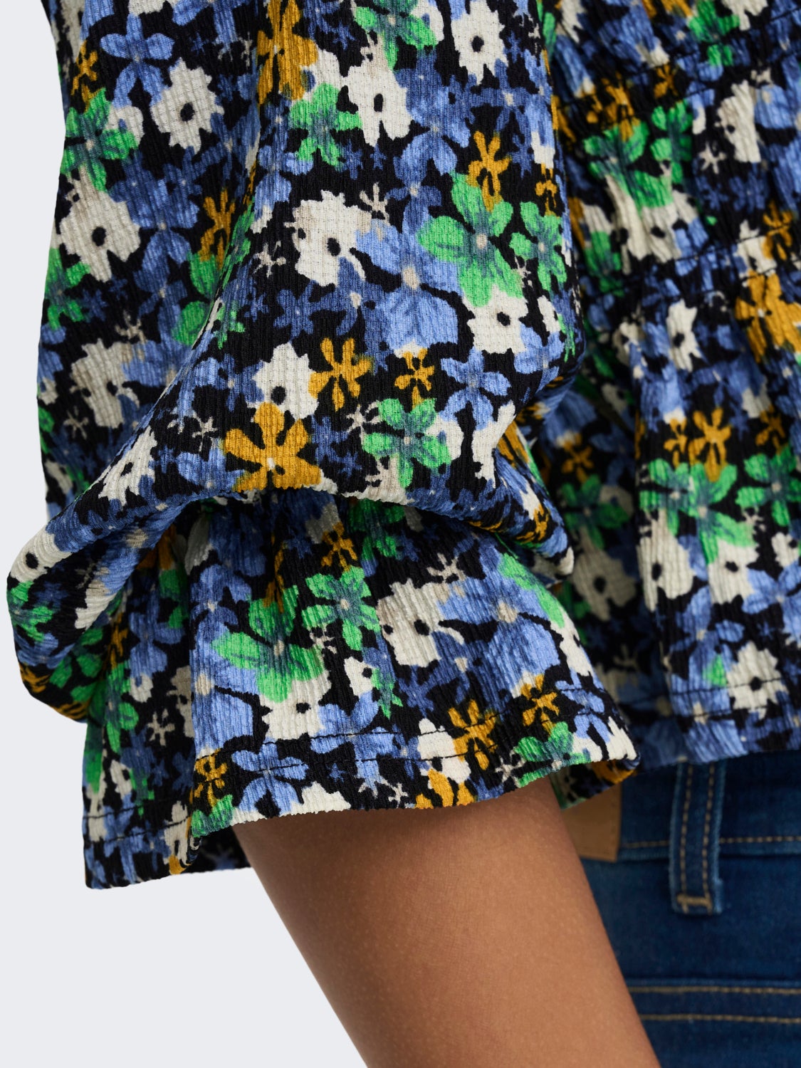 3/4 Sleeves Smock Top