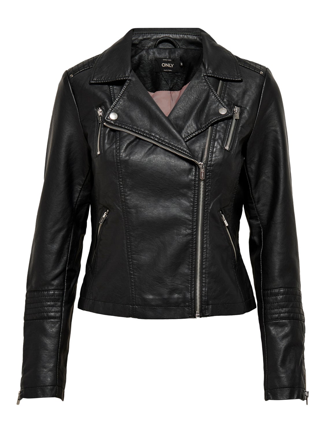 Biker Faux Leather Jacket
