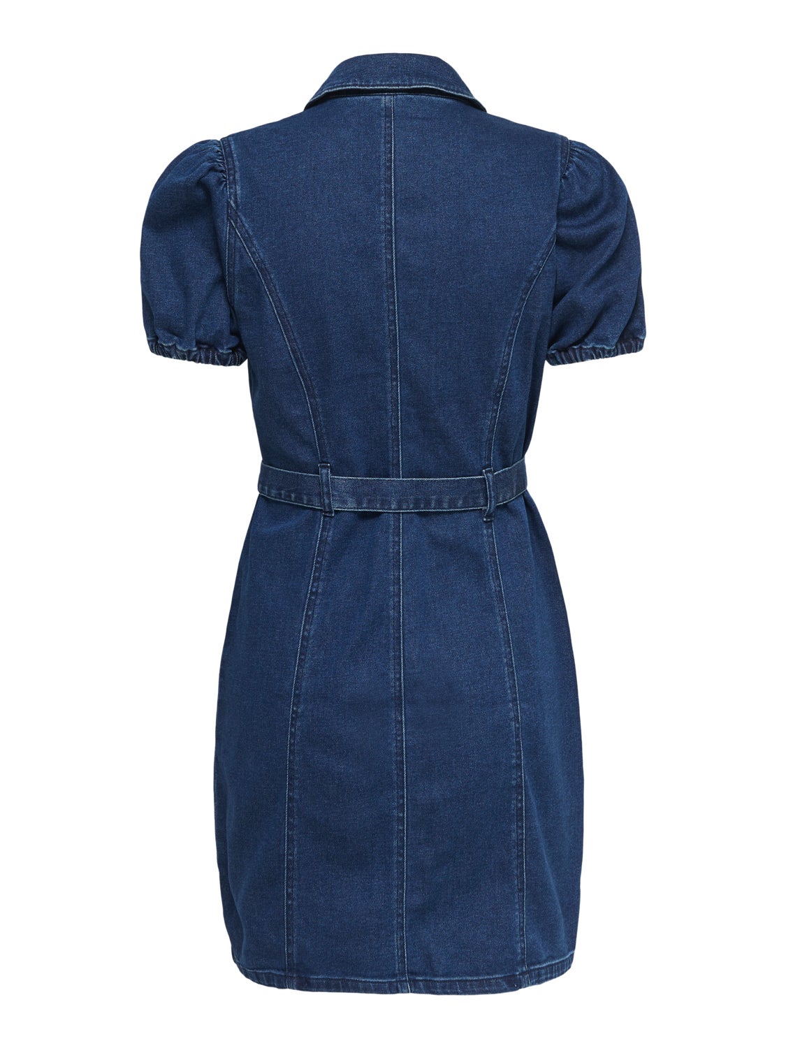 Petite belted Denim Dress