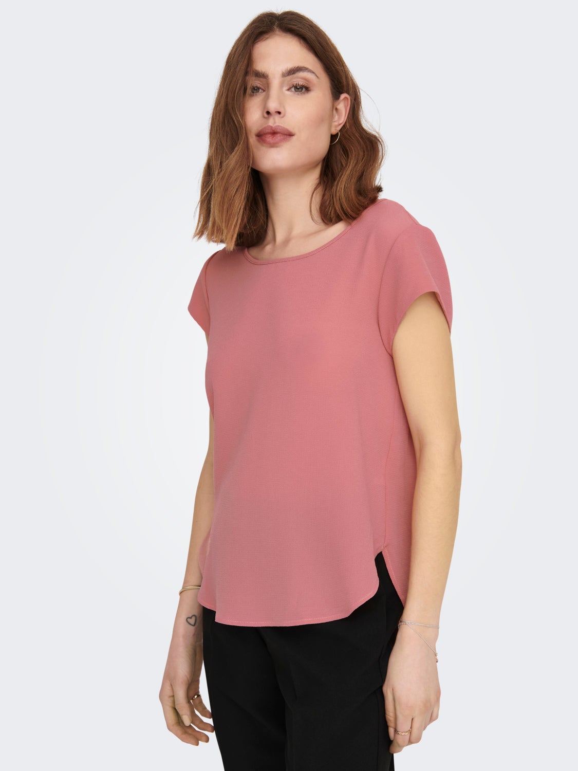 Loose Short Sleeved Top