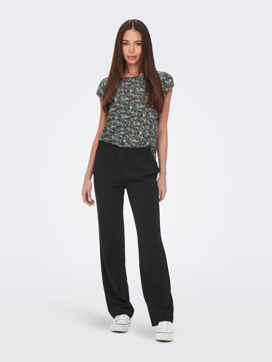 Printed Short Sleeved Top