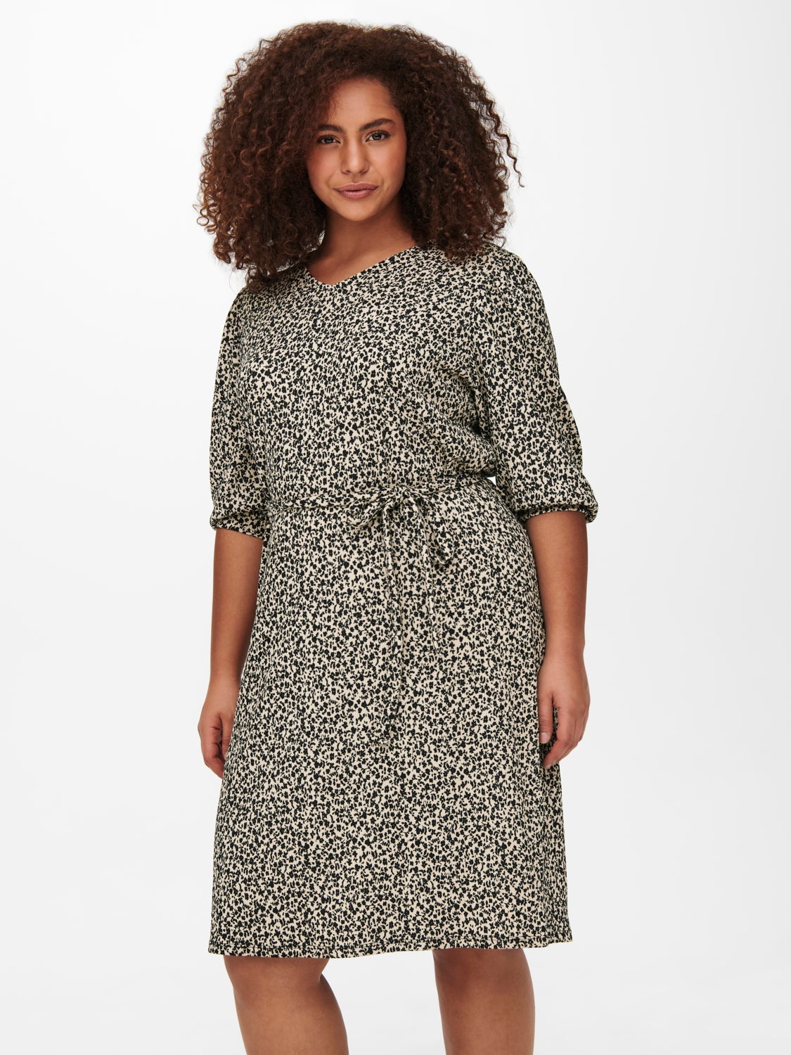 Curvy v-neck Dress