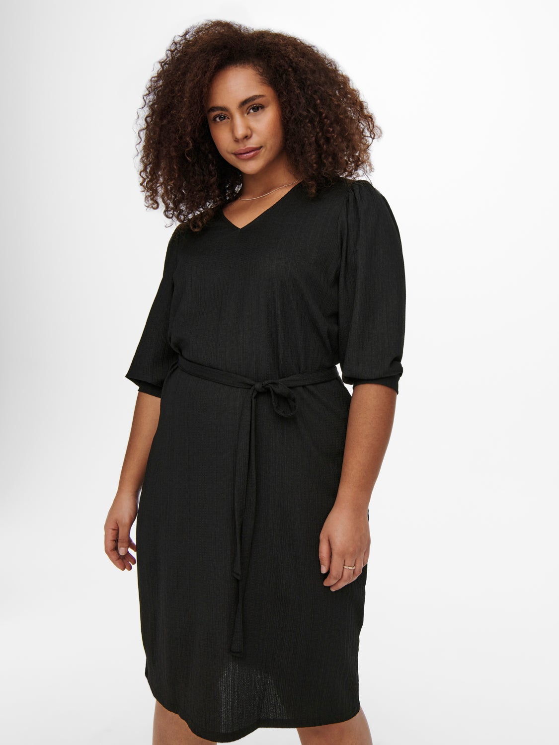 Curvy v-neck Dress