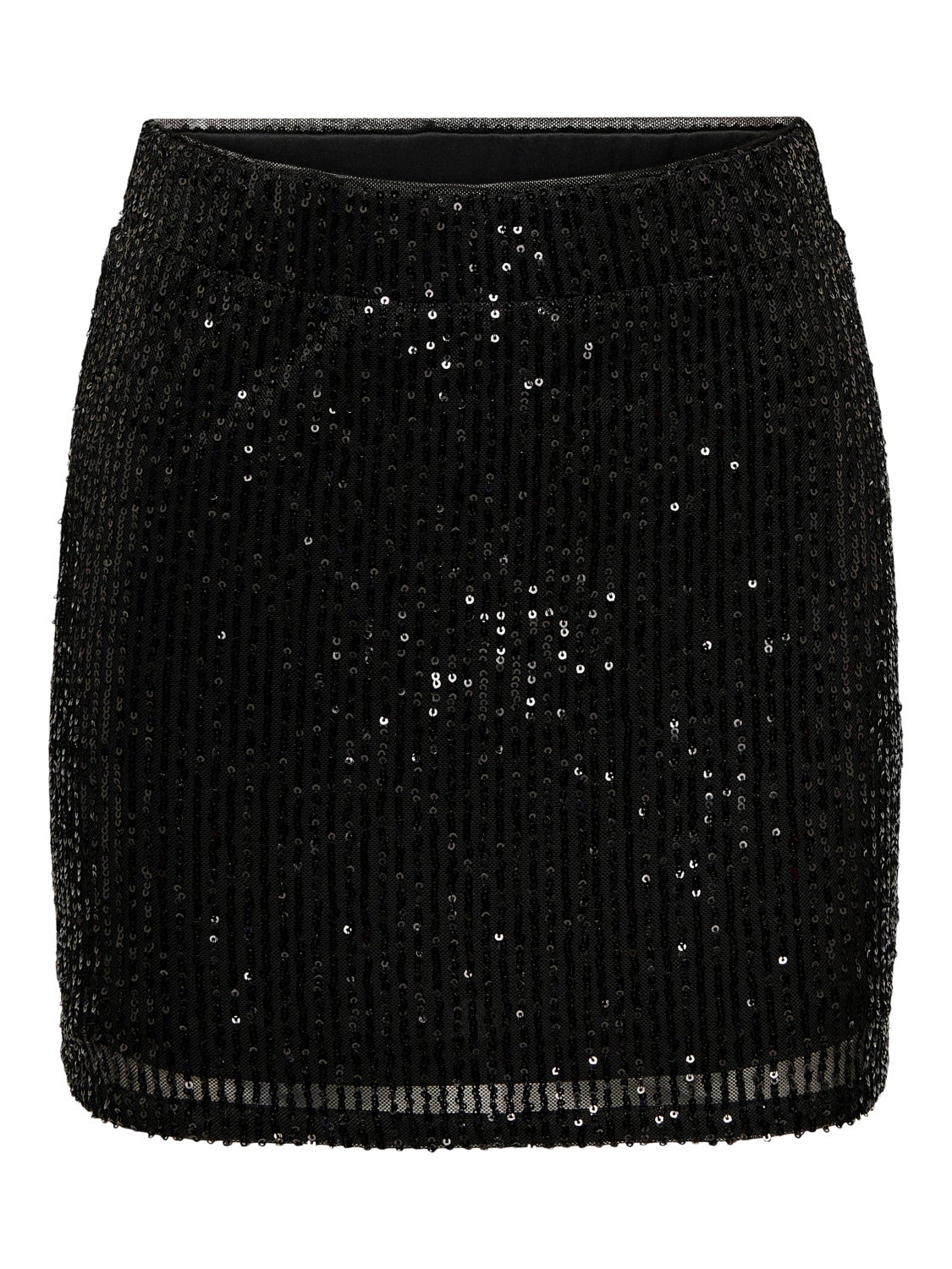 Mini skirt with glitter