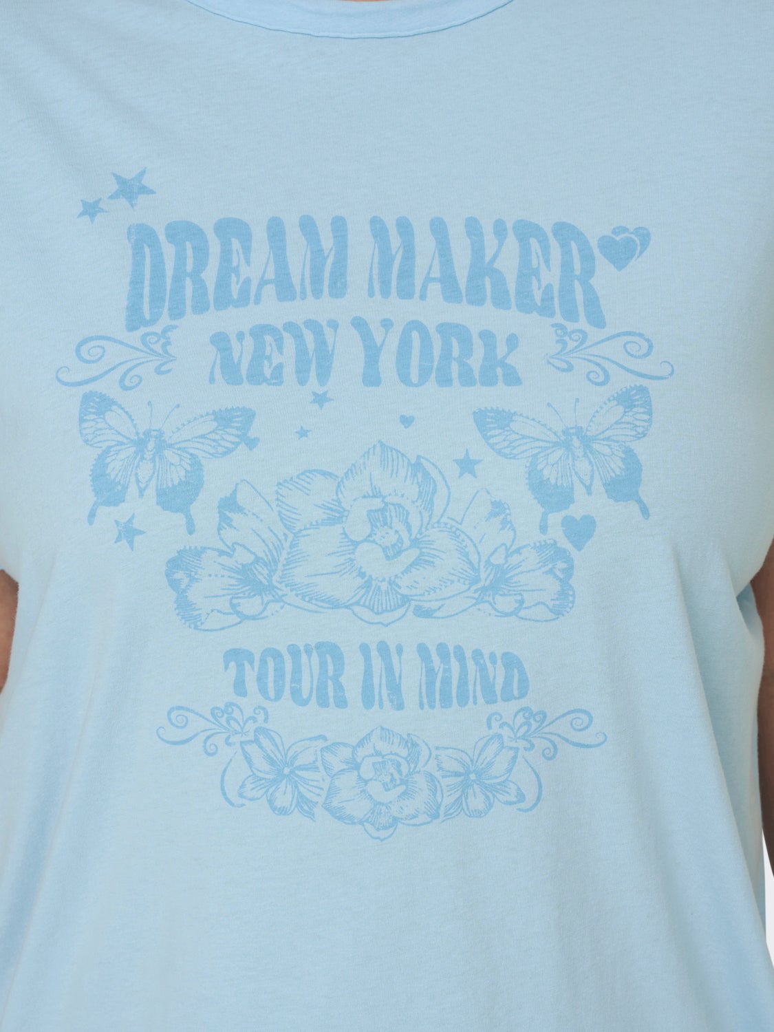 Curvy printed t-shirt