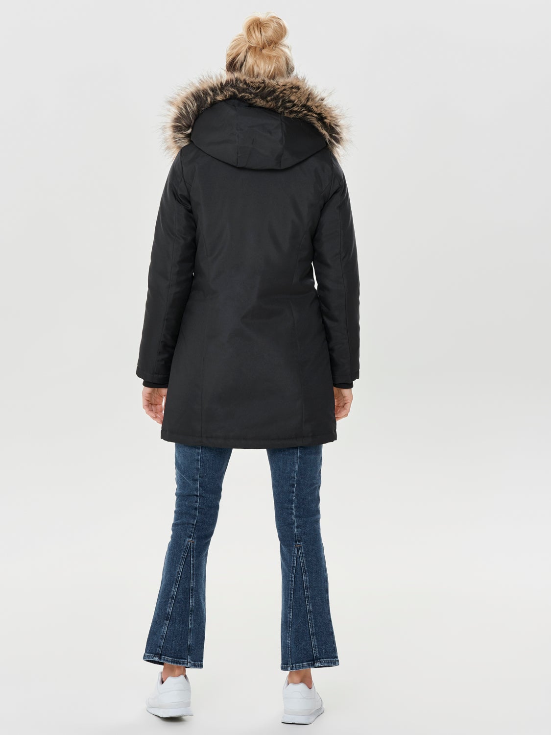 Solid Parka coat