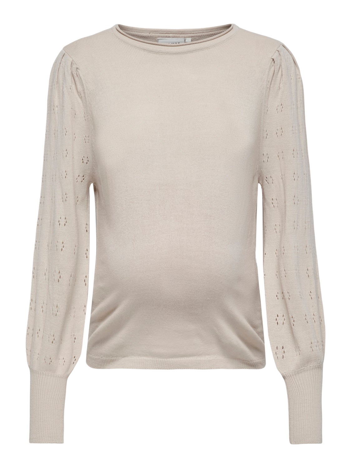 Mama puff sleeves Knitted Pullover