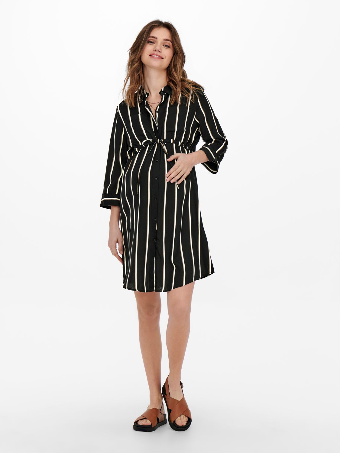 Mama 3/4 sleeved Shirt dress