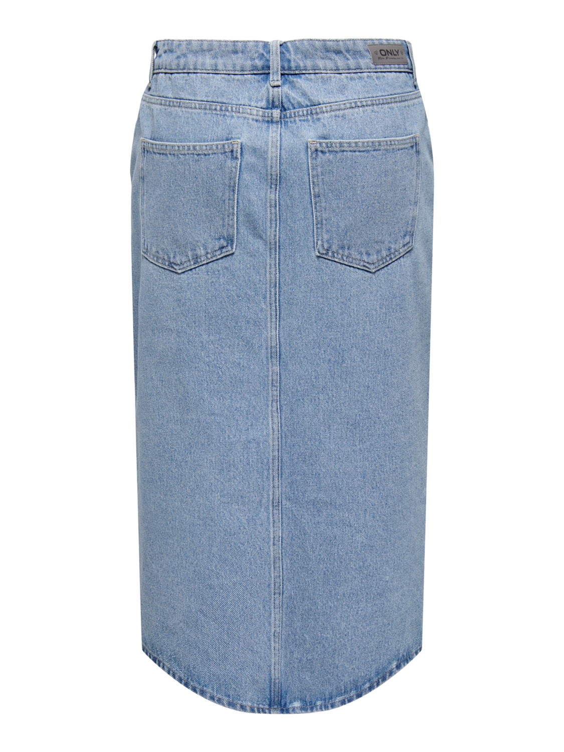 Midi denim skirt