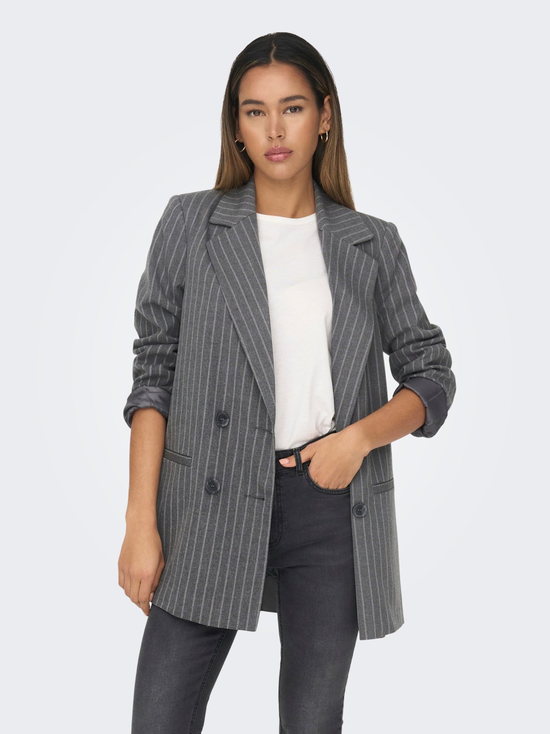 Loose Fit Reverse Blazer