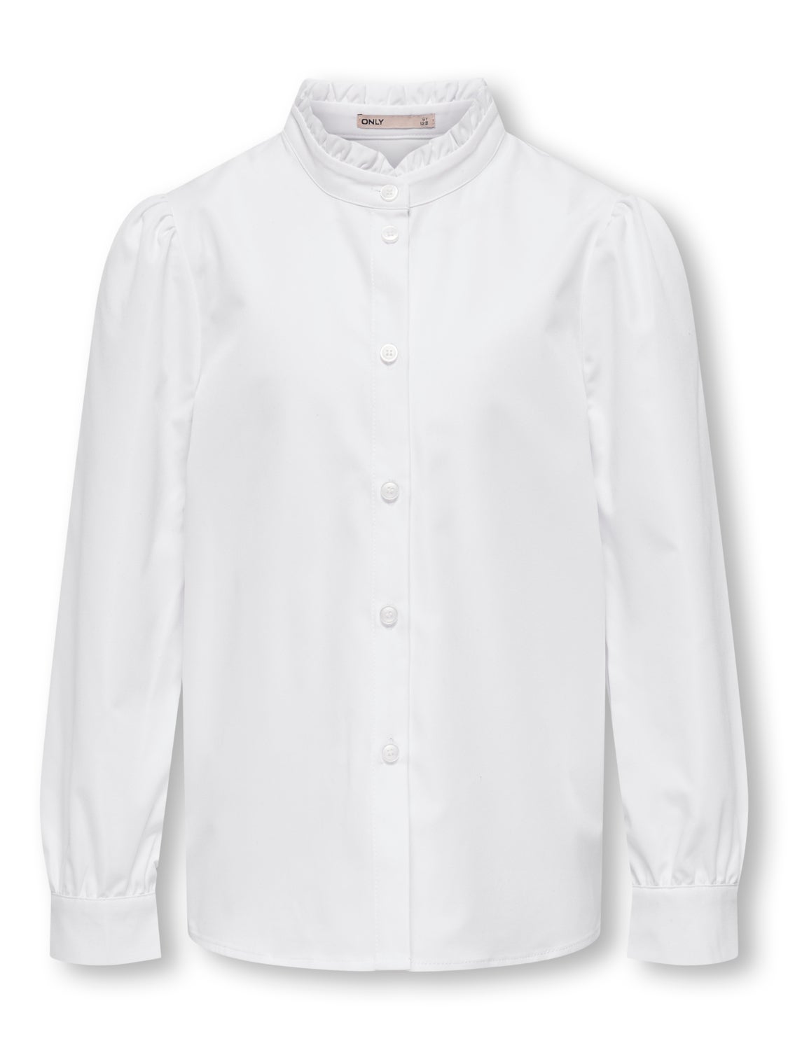 Shirt with high china collar