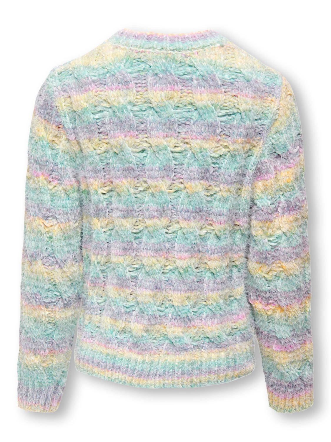 Multi color knitted pullover