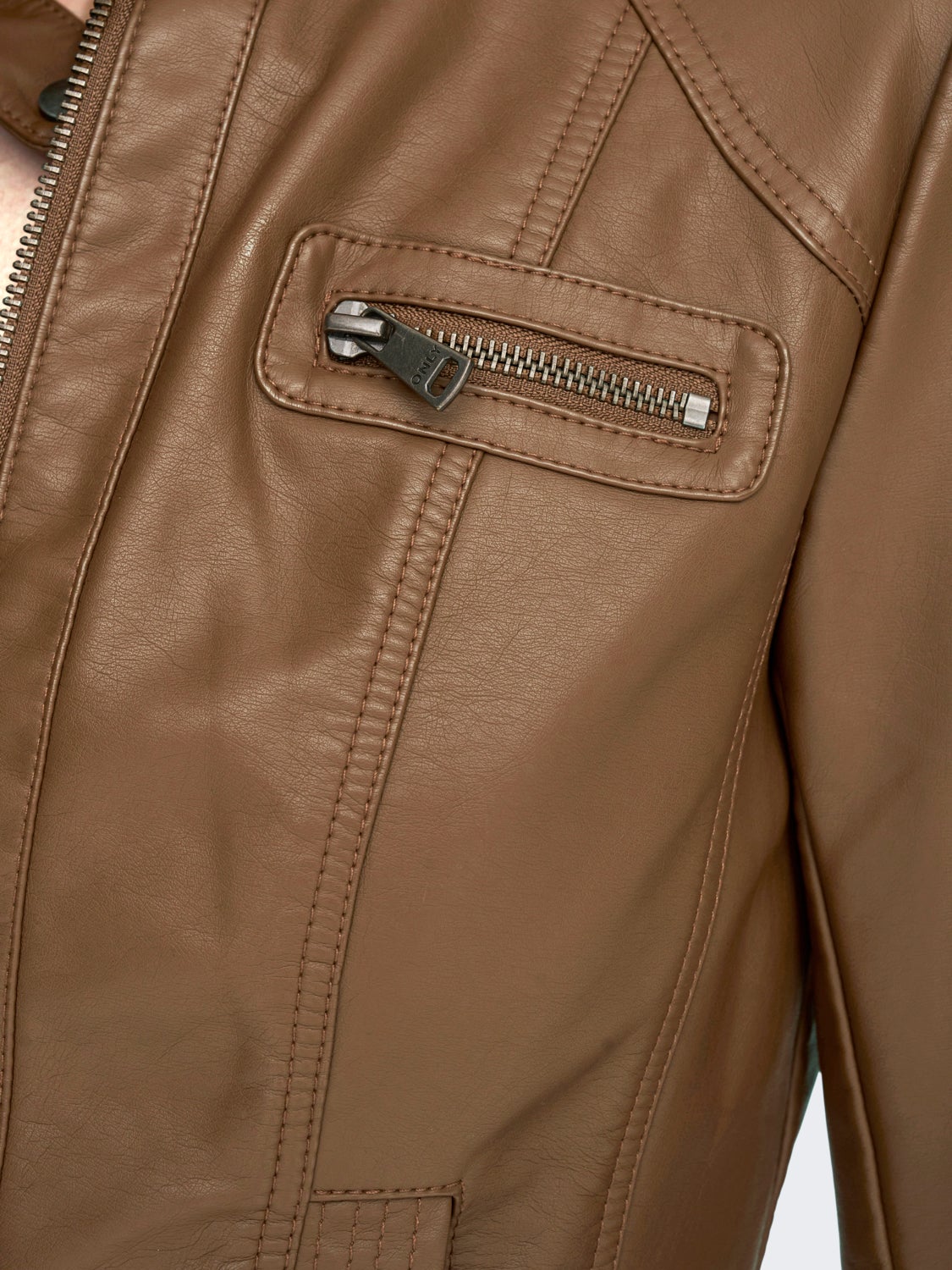 Zip PU-jacket
