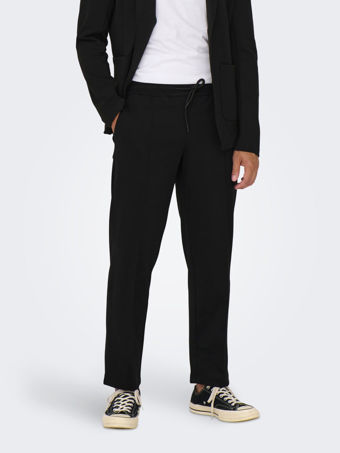 Tapered fit trousers