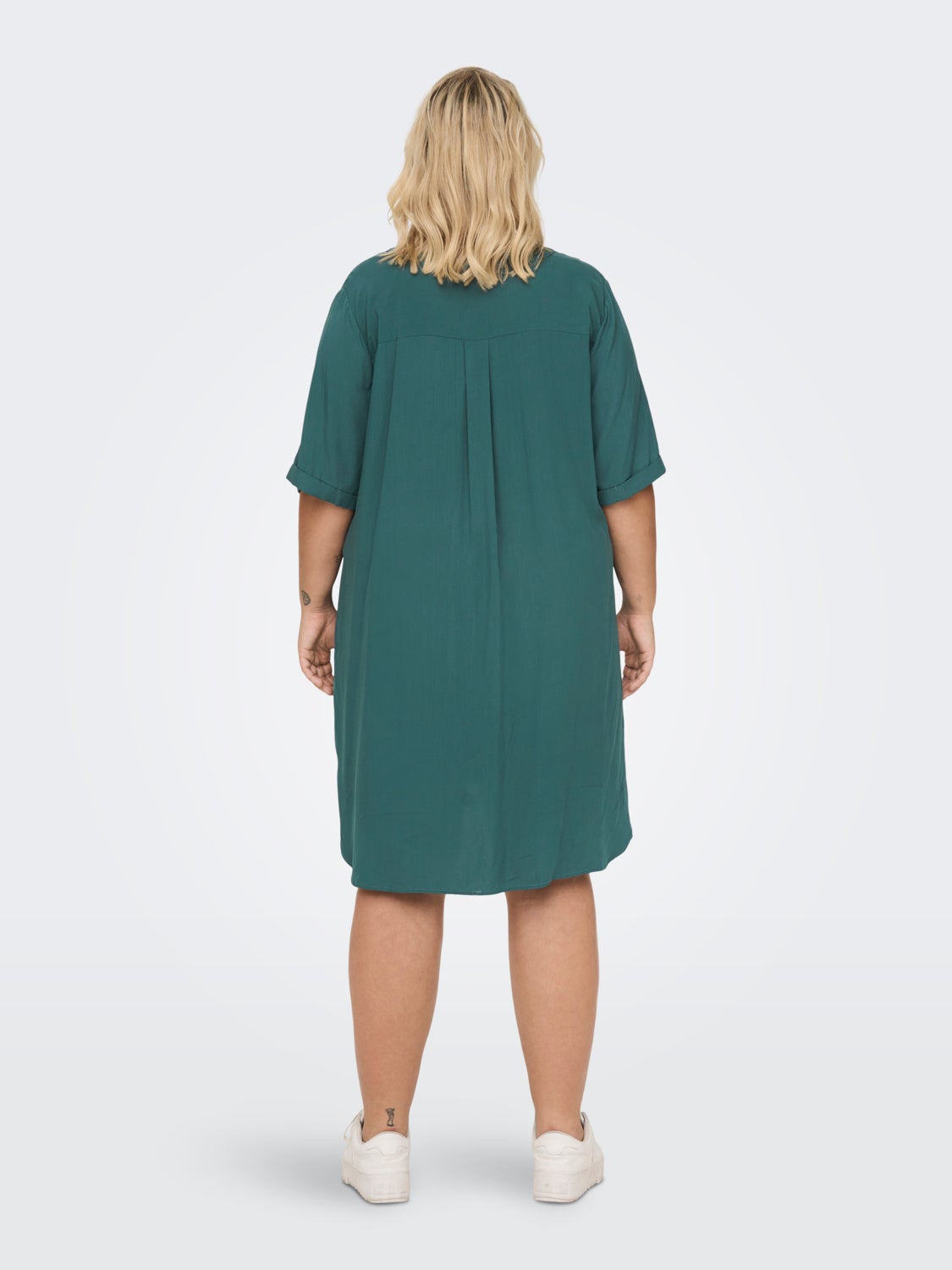 Curvy viscose Shirt Dress