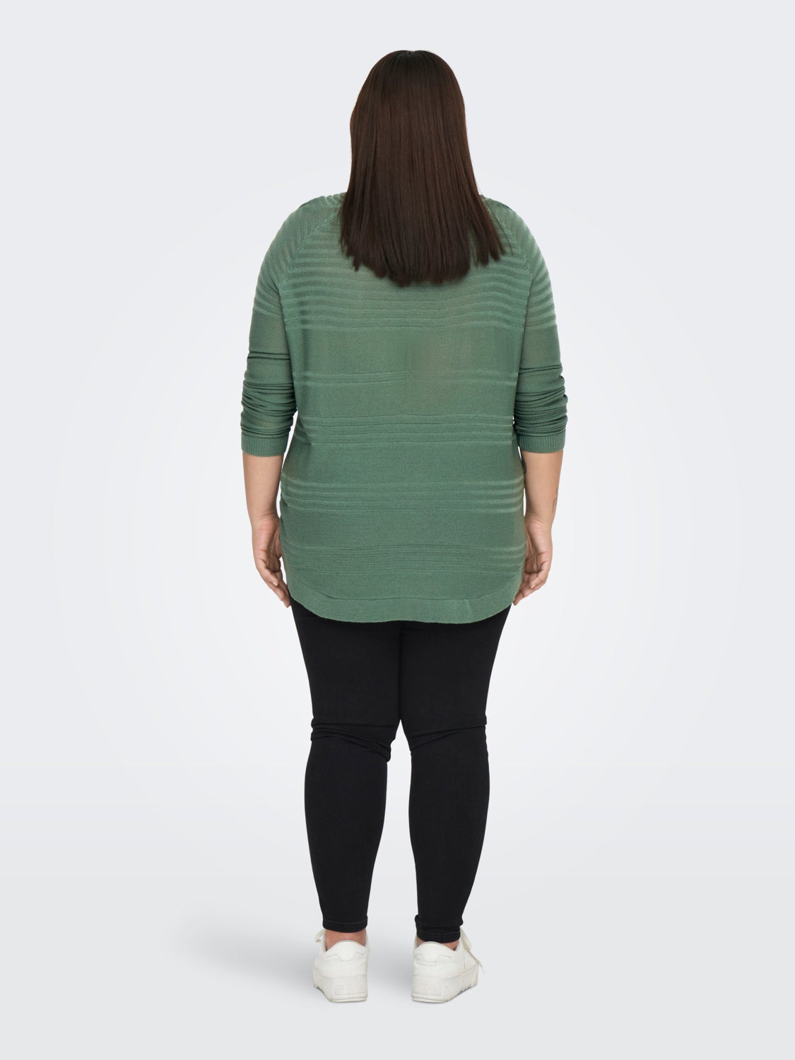 Curvy structured Knitted Pullover