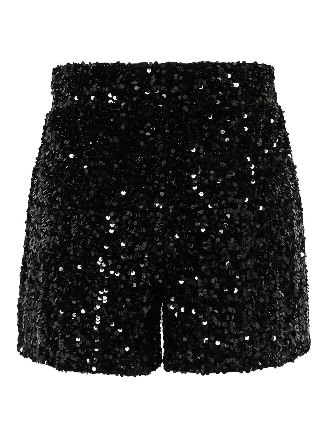Mini shorts with sequins