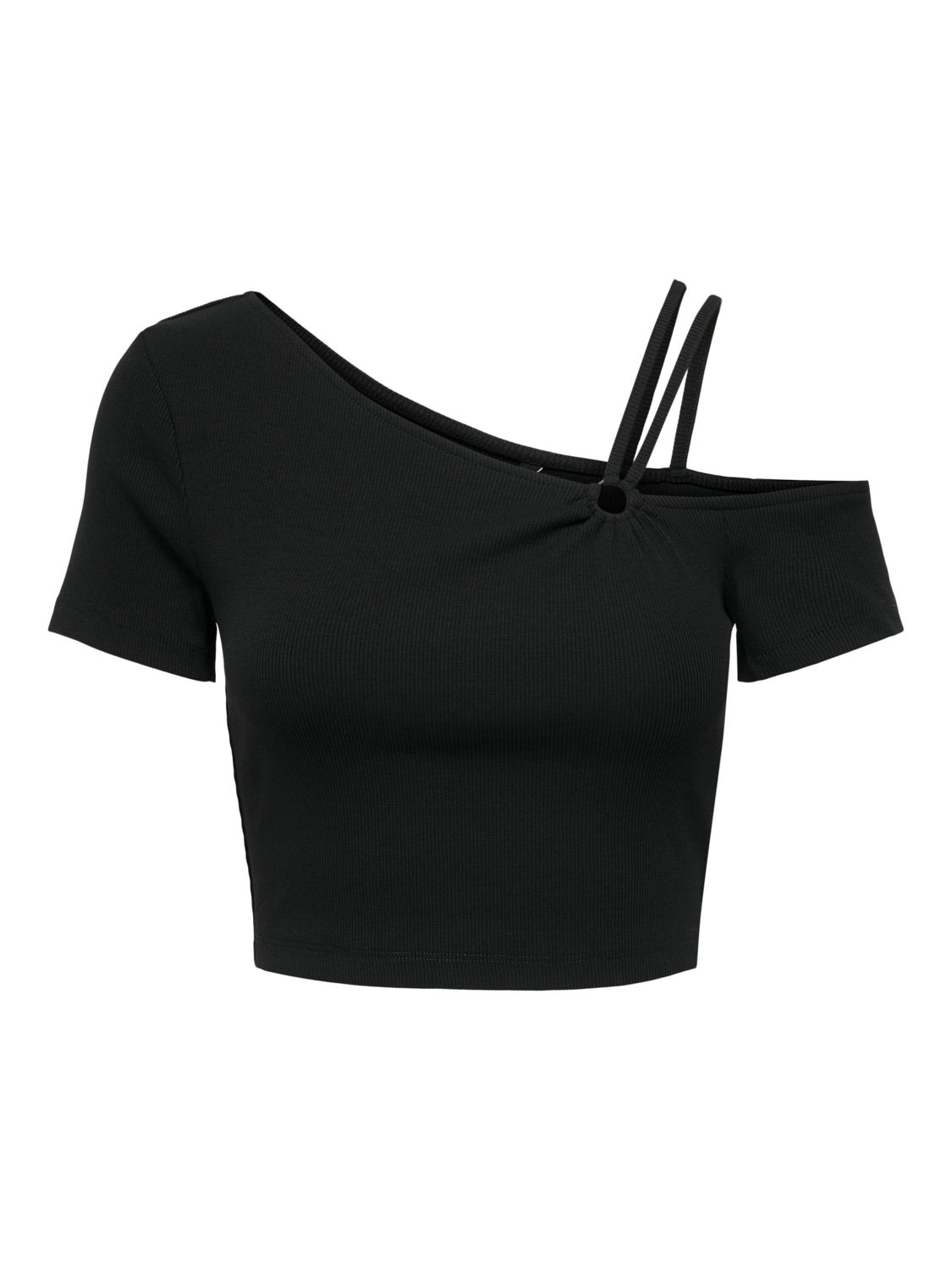 Cut Out Detailed Cropped Top