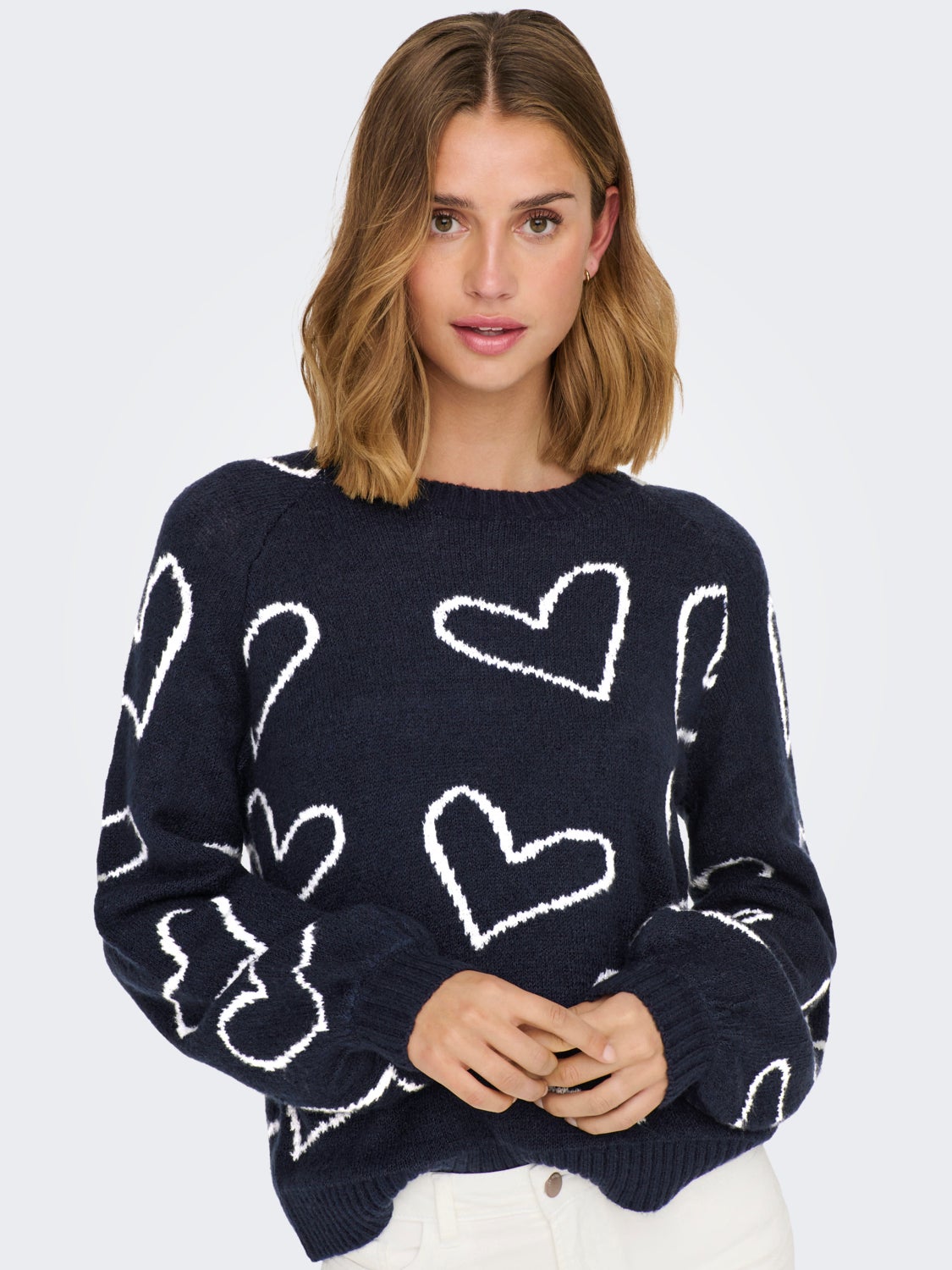 Knit with Balloon Sleeves