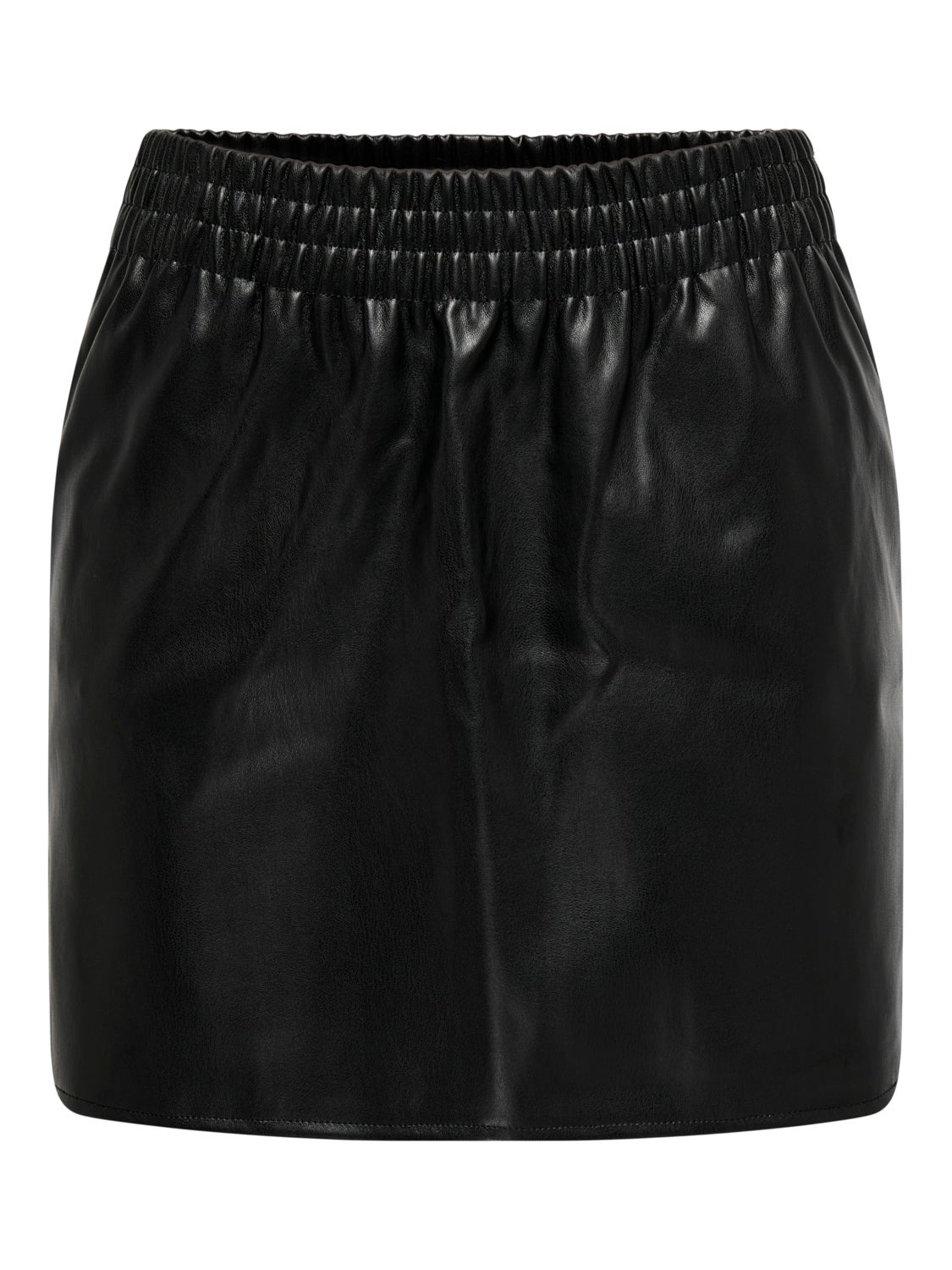 Skirt in faux leather
