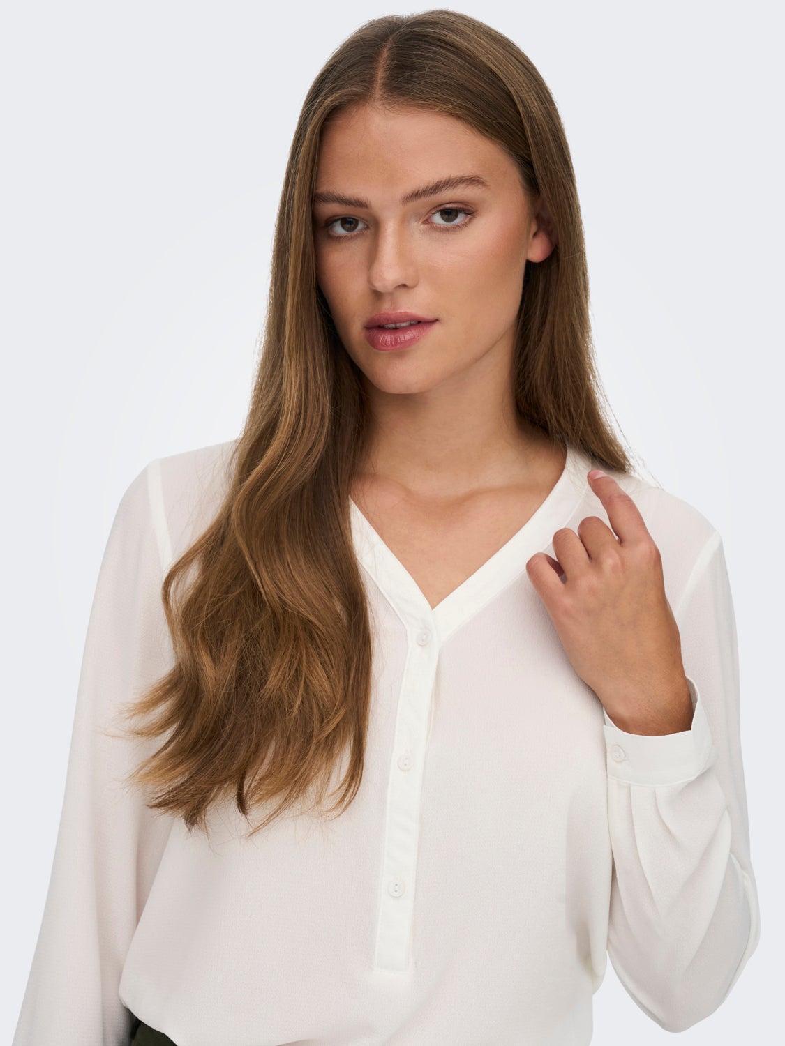 V-neck placket Shirt