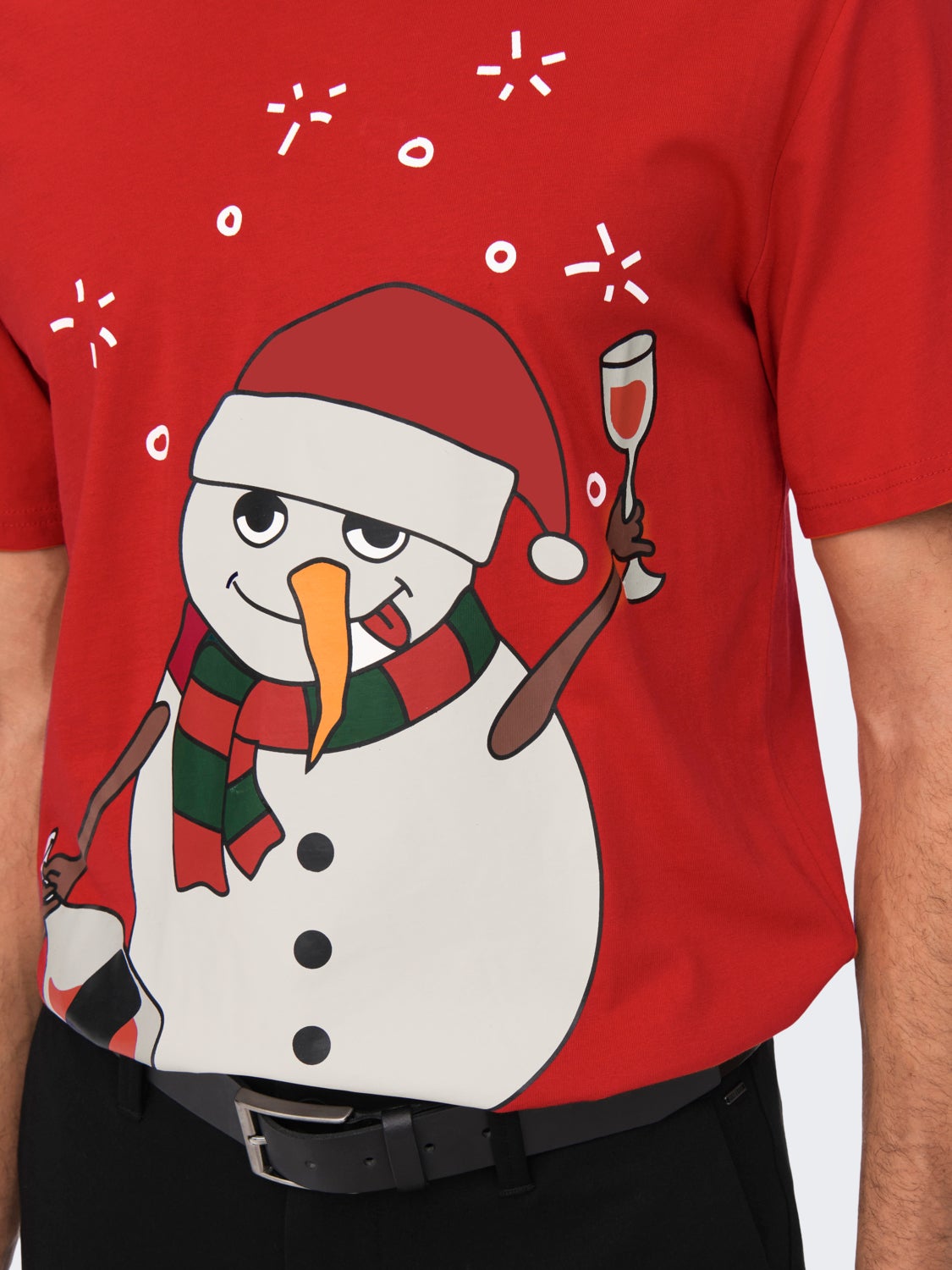 T-shirt with christmas print