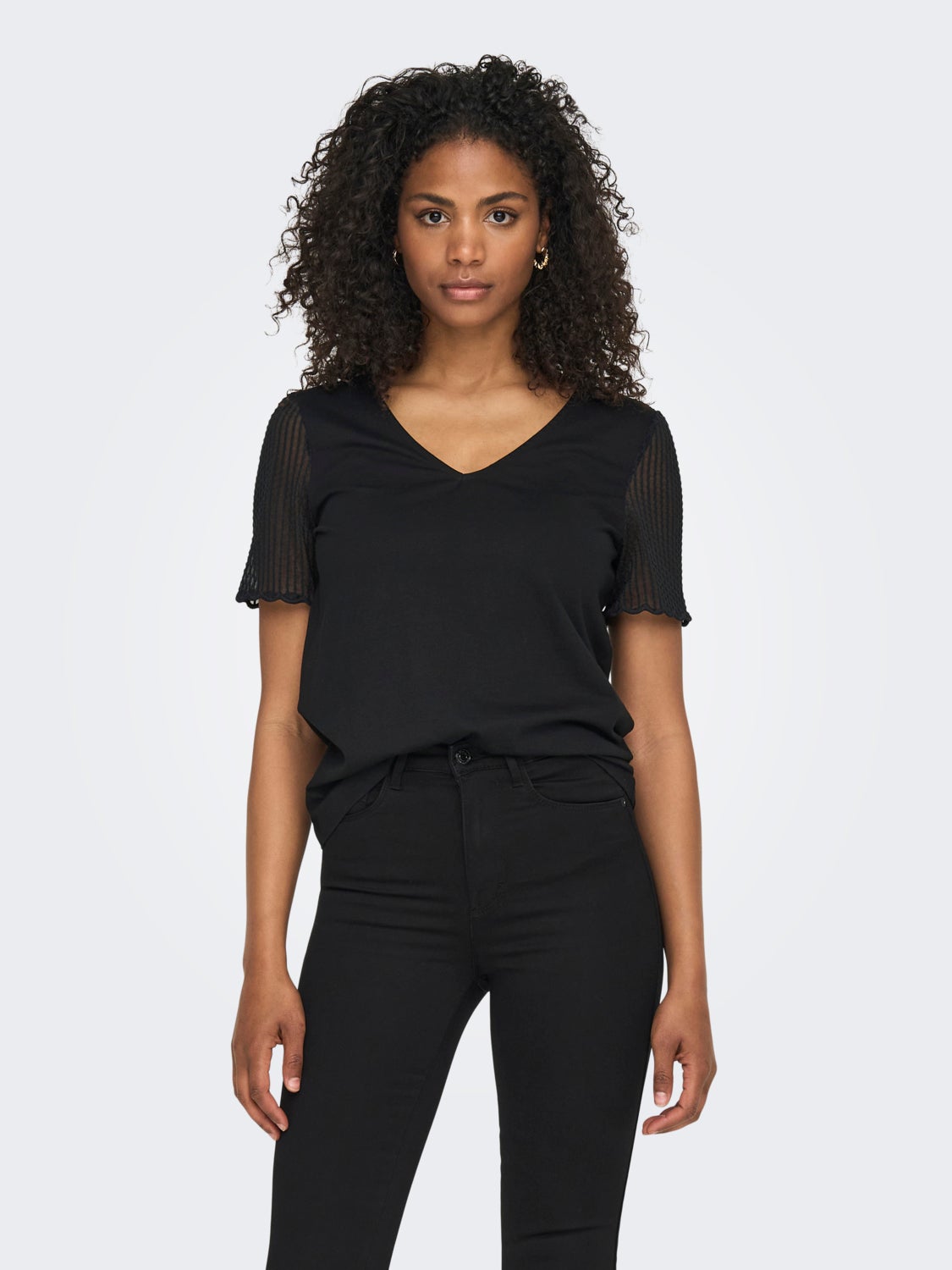 Regular Fit O-Neck Top