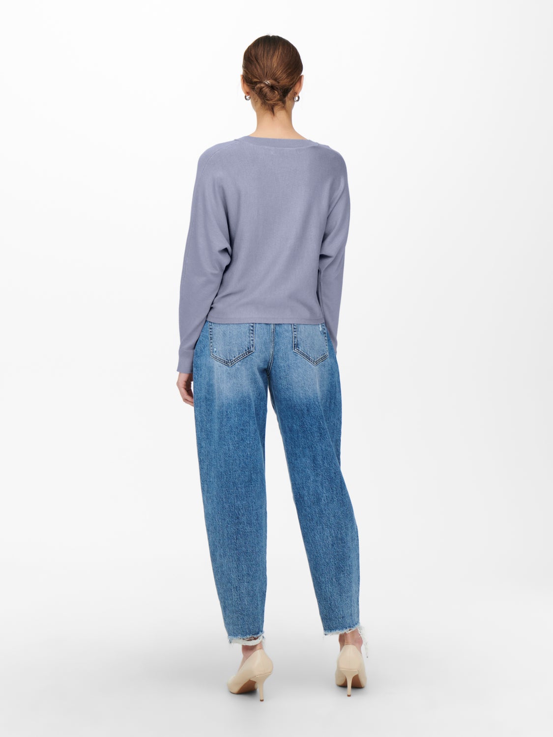 Batwing Knitted Pullover