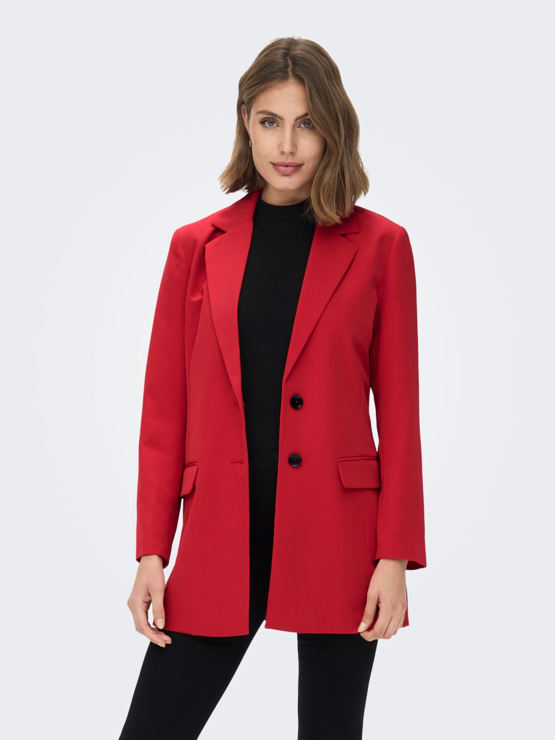 Long Line Fit Reverse Blazer