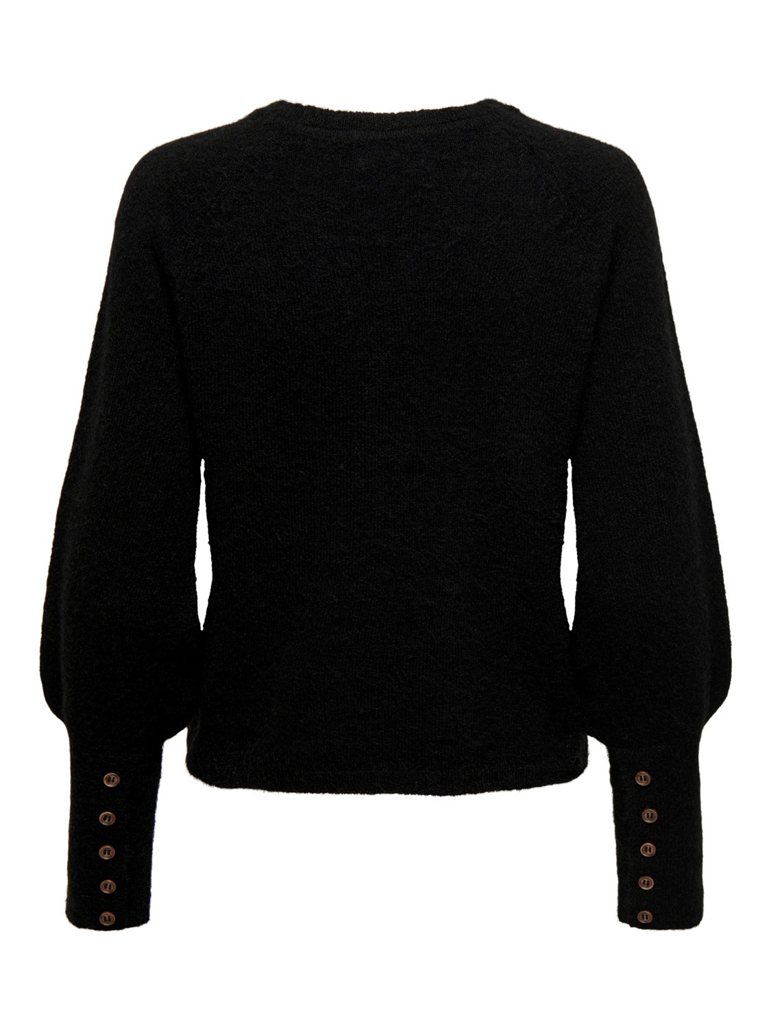 Button cuff Knitted Pullover