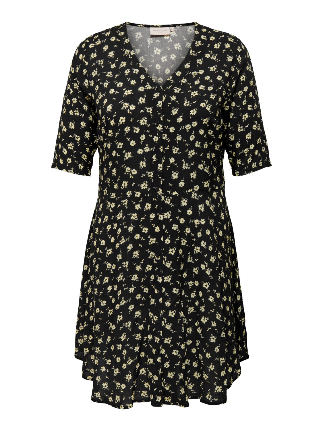 Curvy viscose Shirt dress