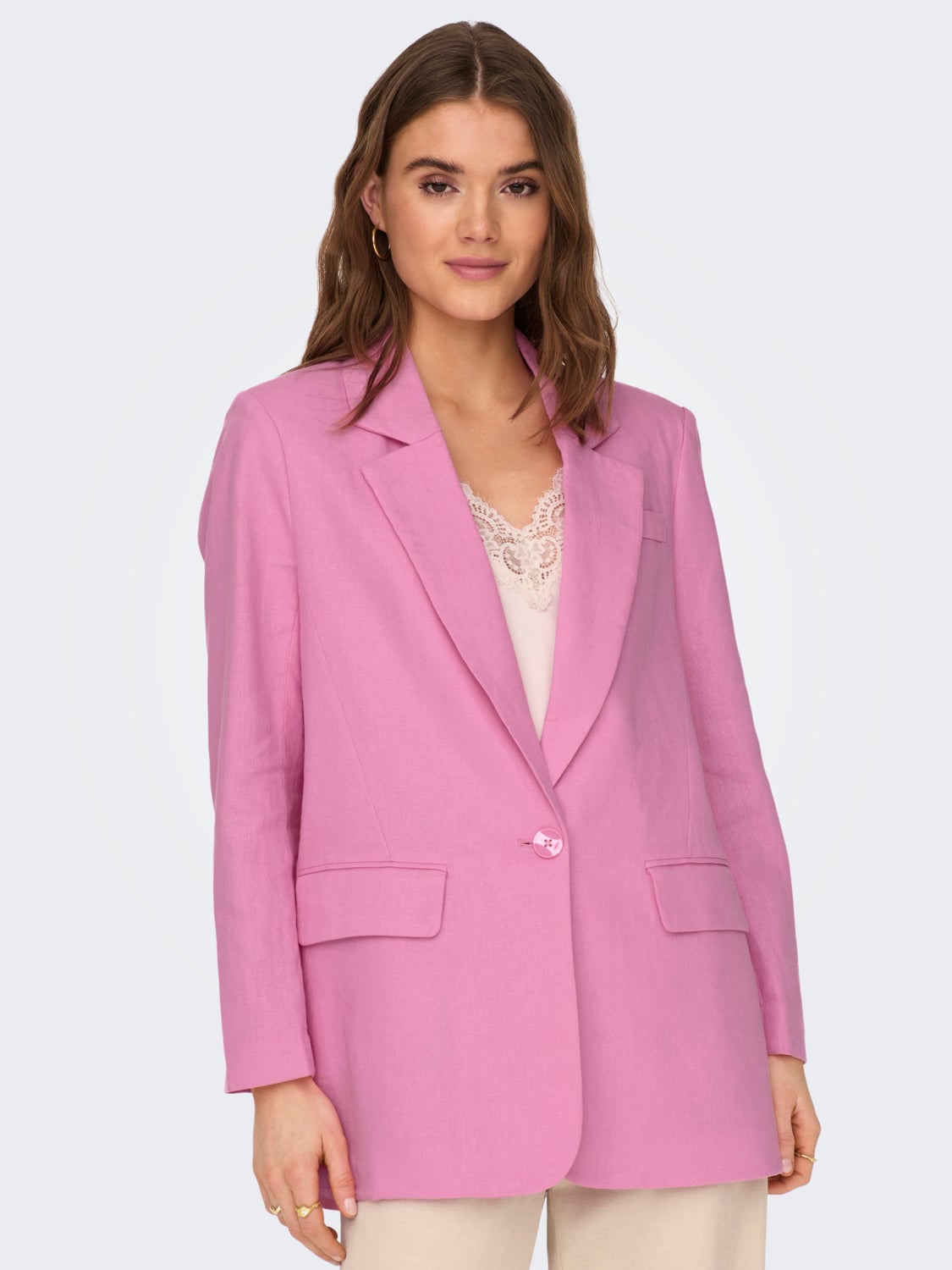 Oversize Fit Reverse Blazer