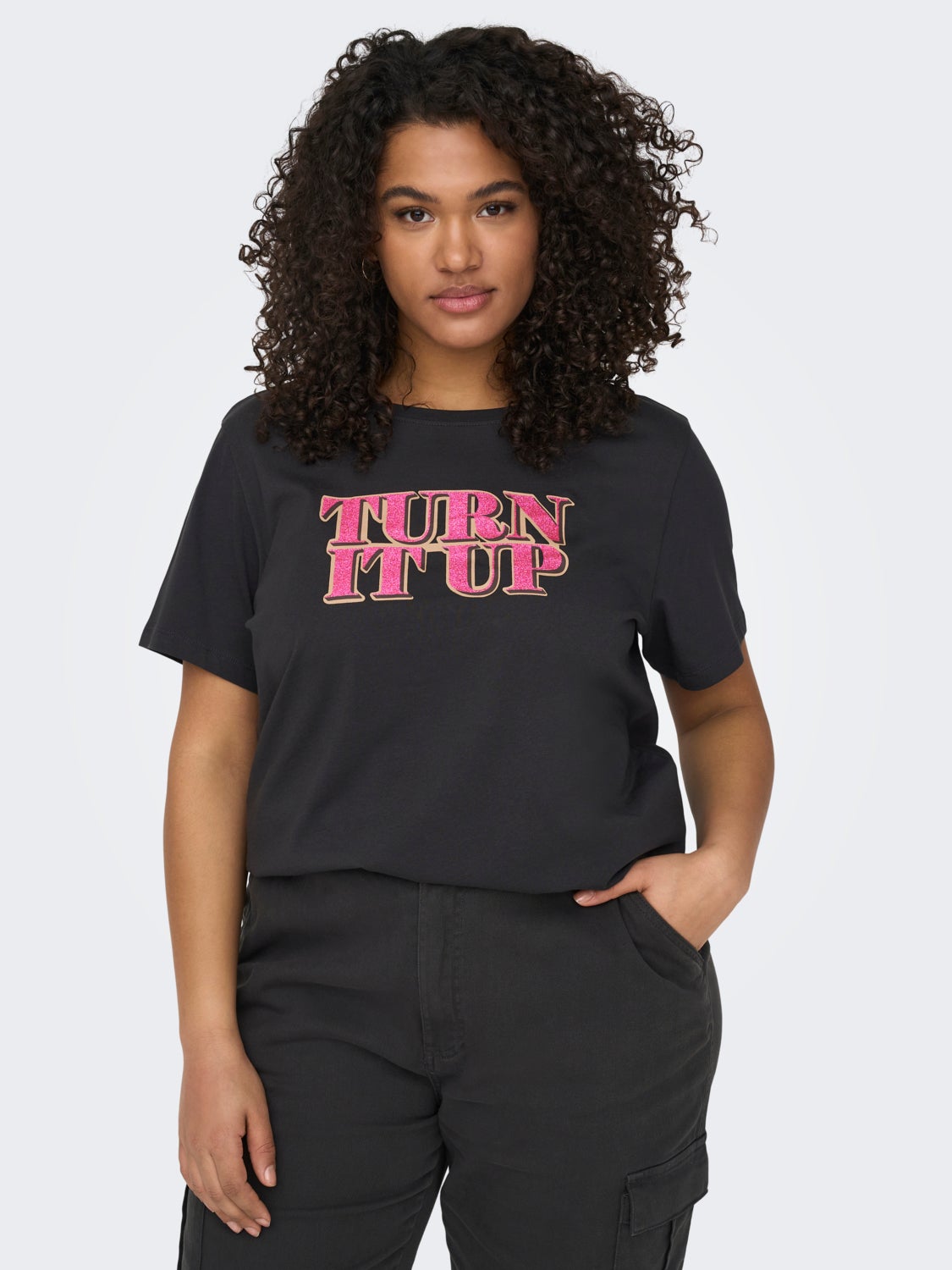 Curvy printed t-shirt