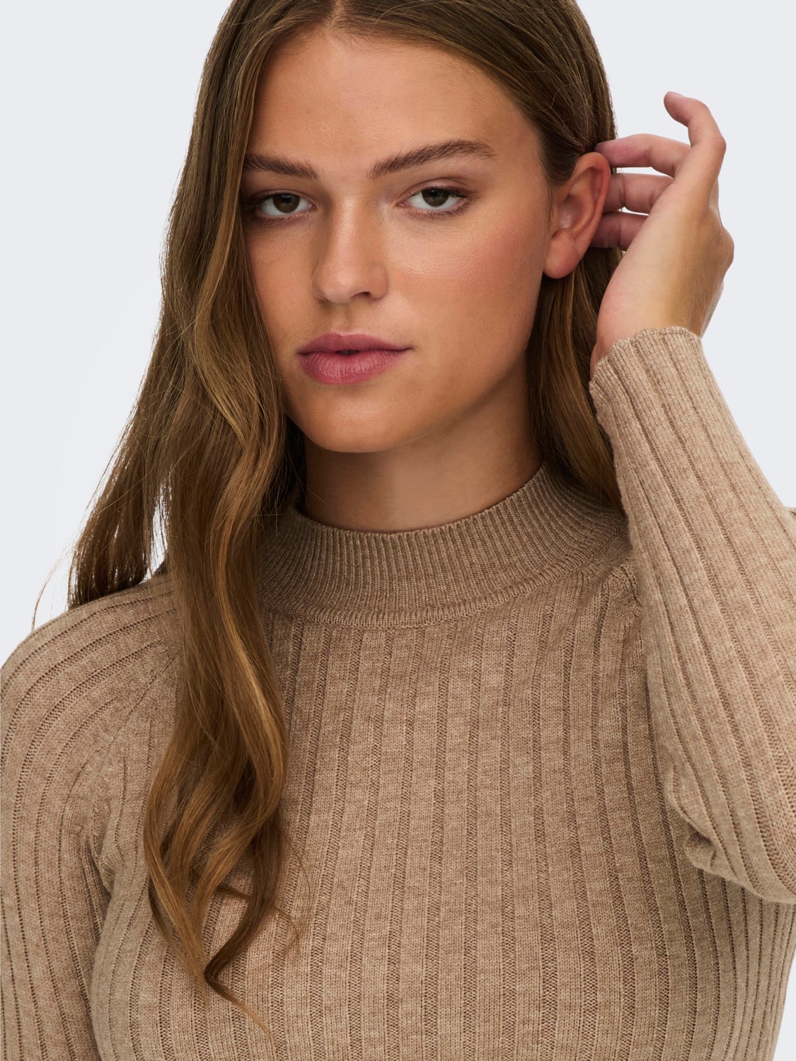 Rib knitted Pullover