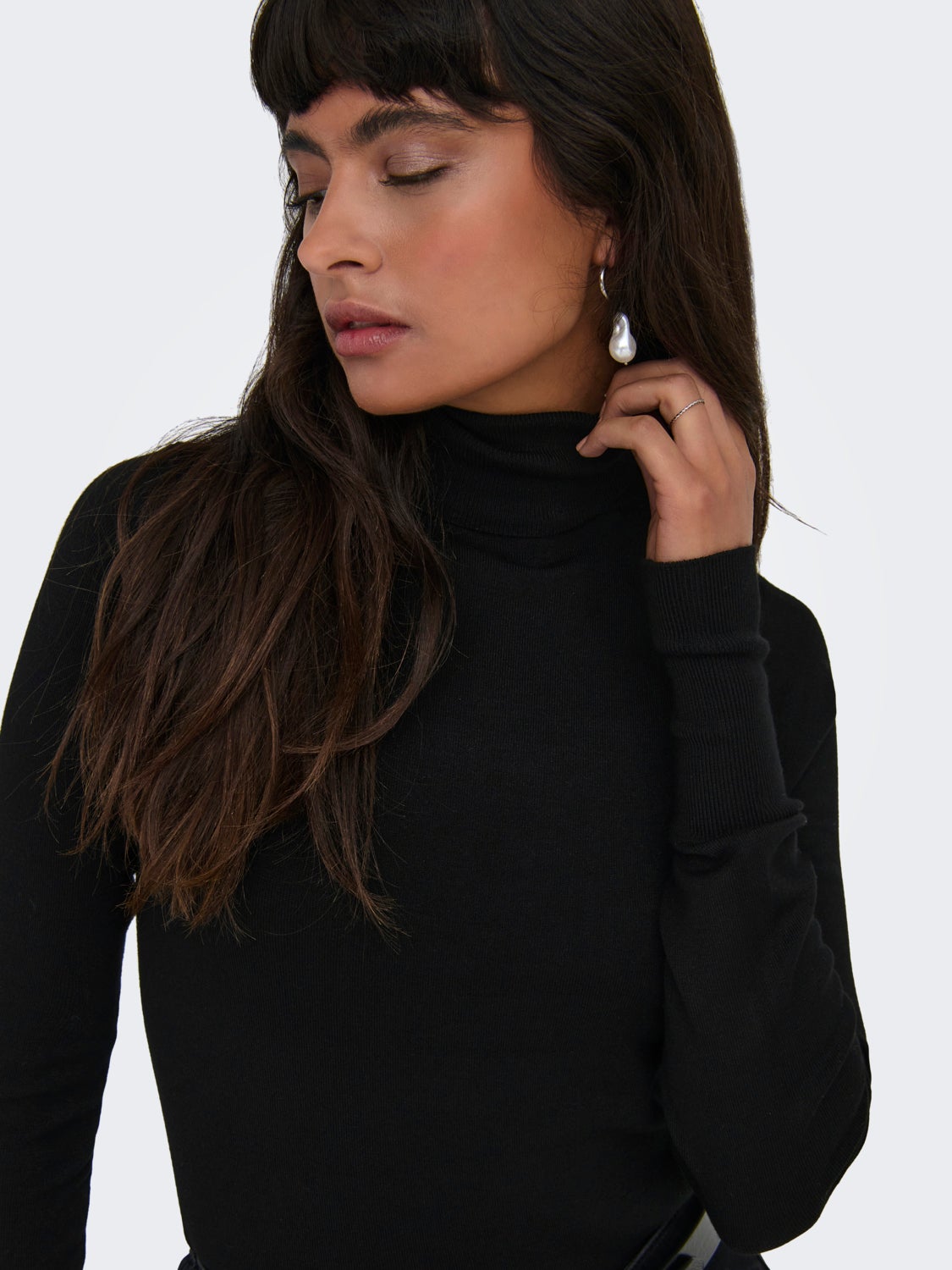Tall roll neck top