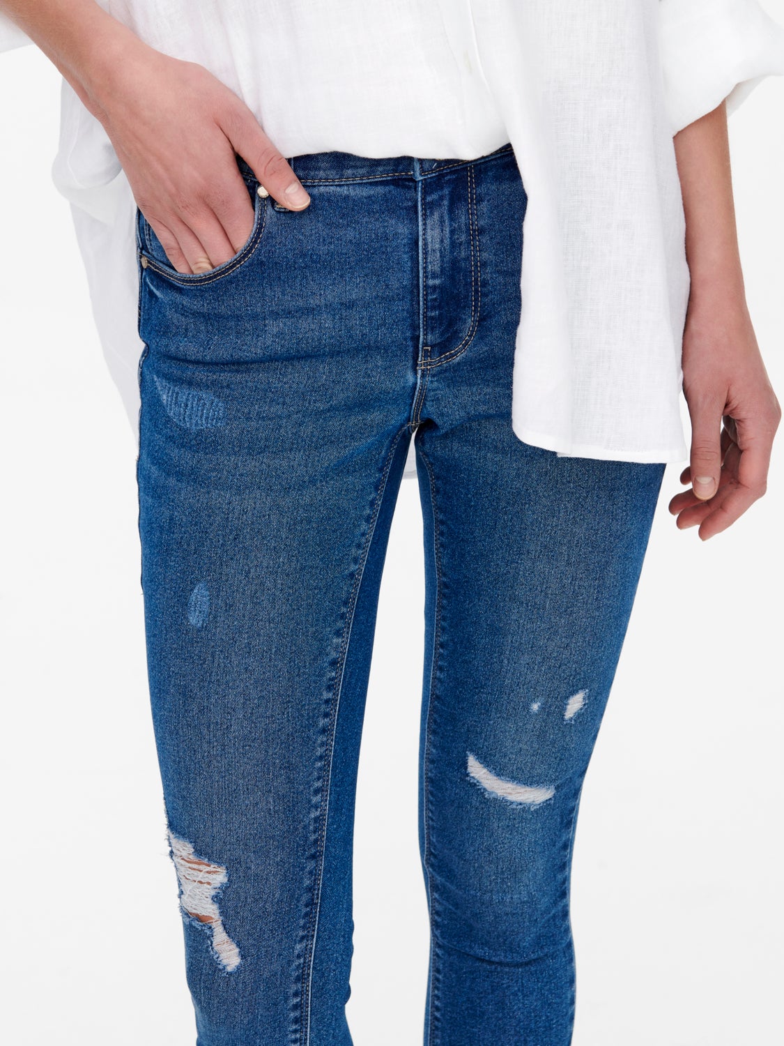 ONLDaisy life reg push ankle Skinny fit jeans