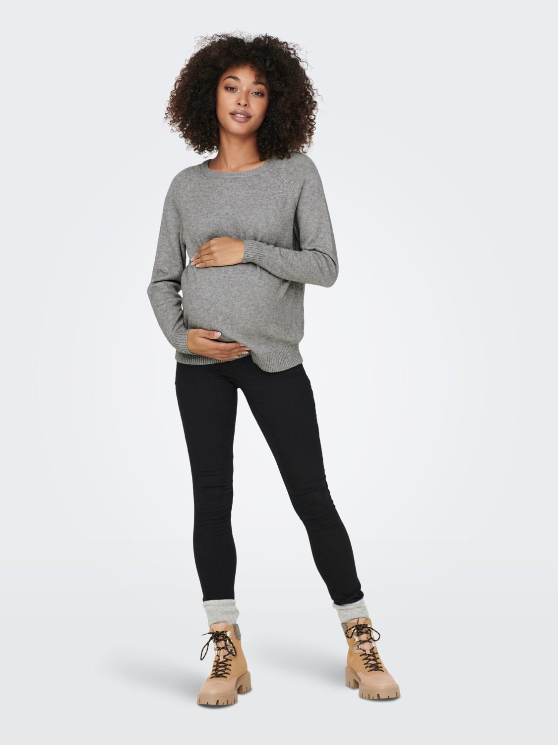 Mama loose fitted Knitted Pullover