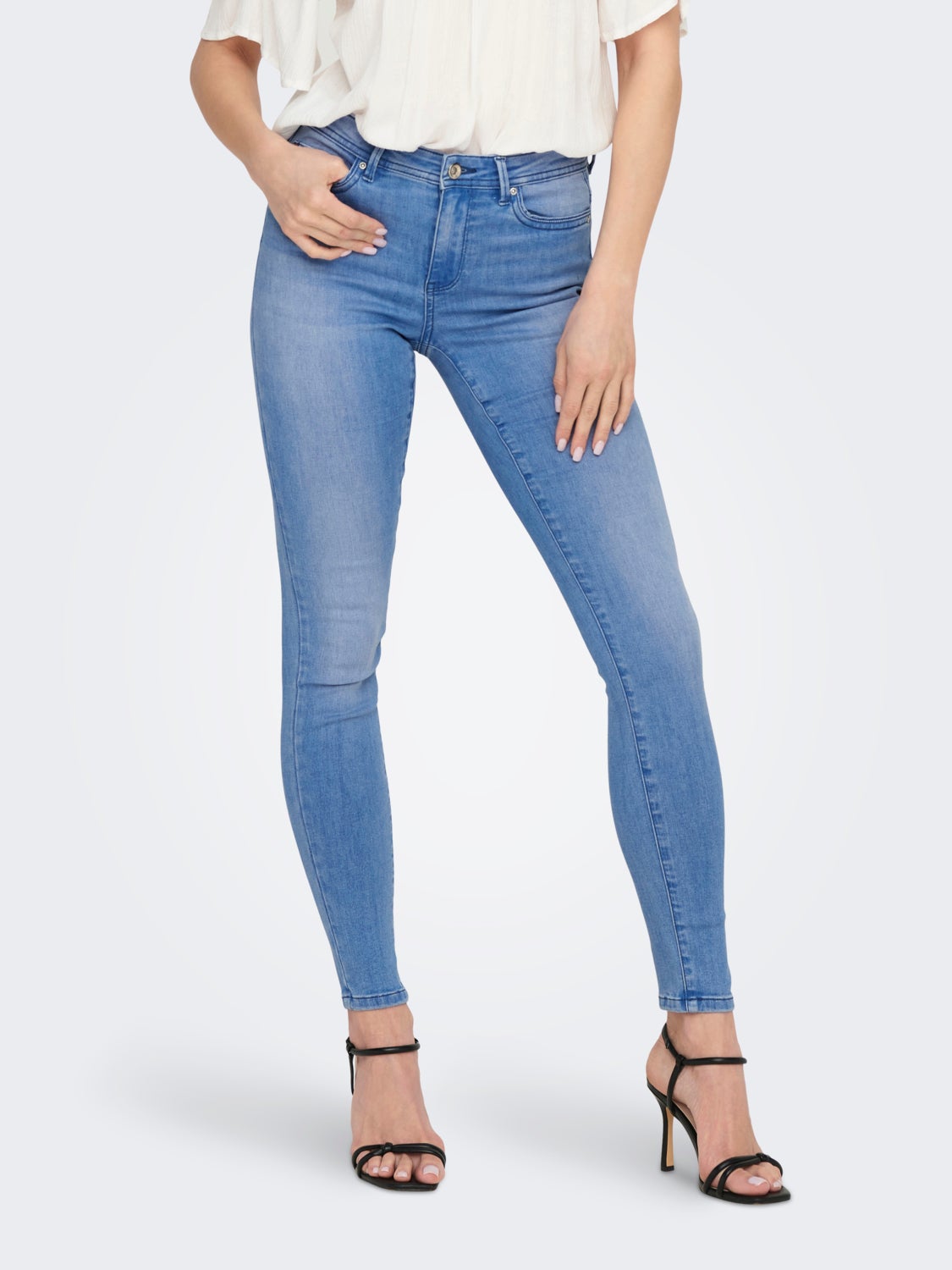 ONLWAUW MID SKINNY DNM BJ617