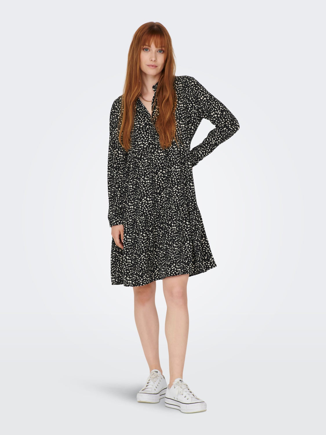 Mini dress with print