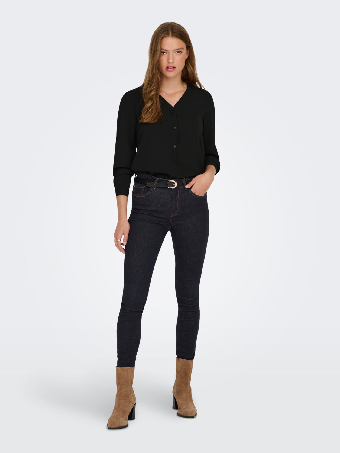 V-neck placket Shirt