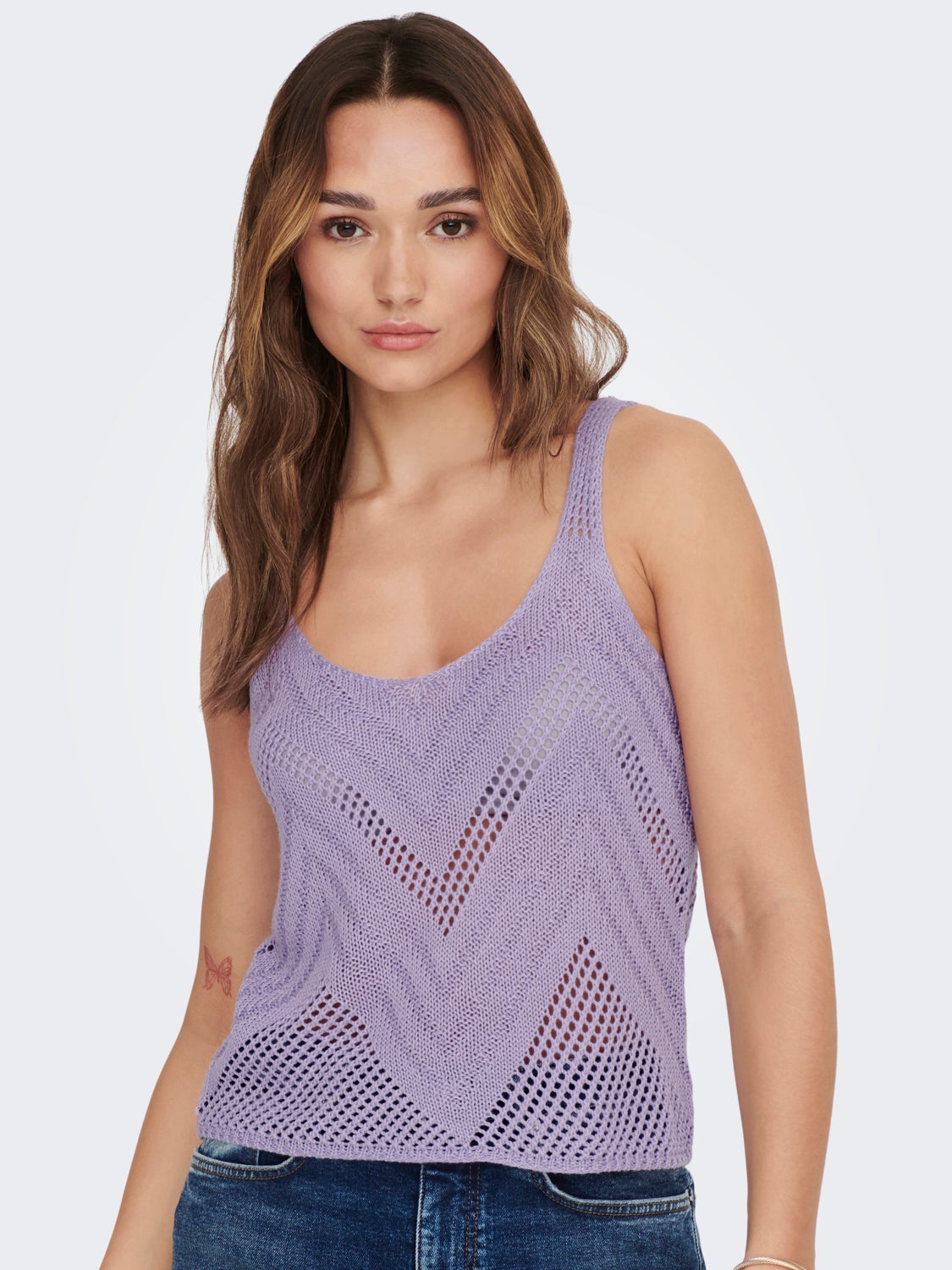 Textured Knitted Top