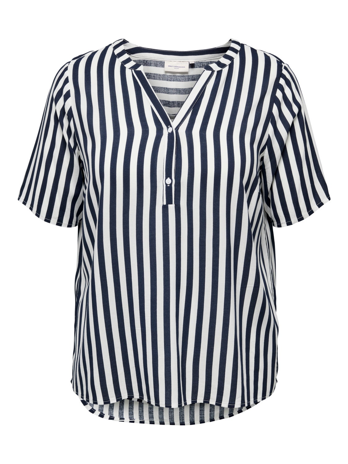 Curvy viscose Short Sleeved Top