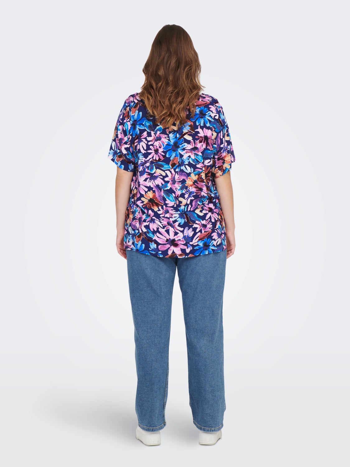 Curvy floral printed Top