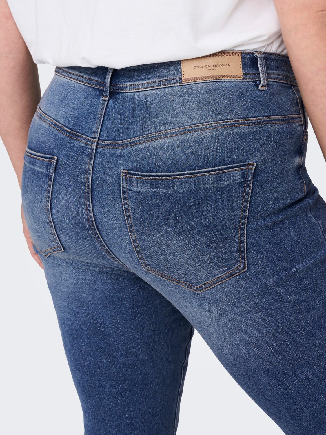 Curvy CARSally hw skinny Flared Jeans